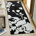 thumbnail image 3 of SAFAVIEH Modern Art MDA621B Handmade Black / Ivory Rug, 3 of 7