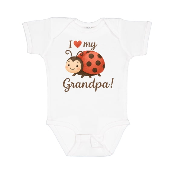 Inktastic I Love My Grandpa Boys or Girls Baby Bodysuit