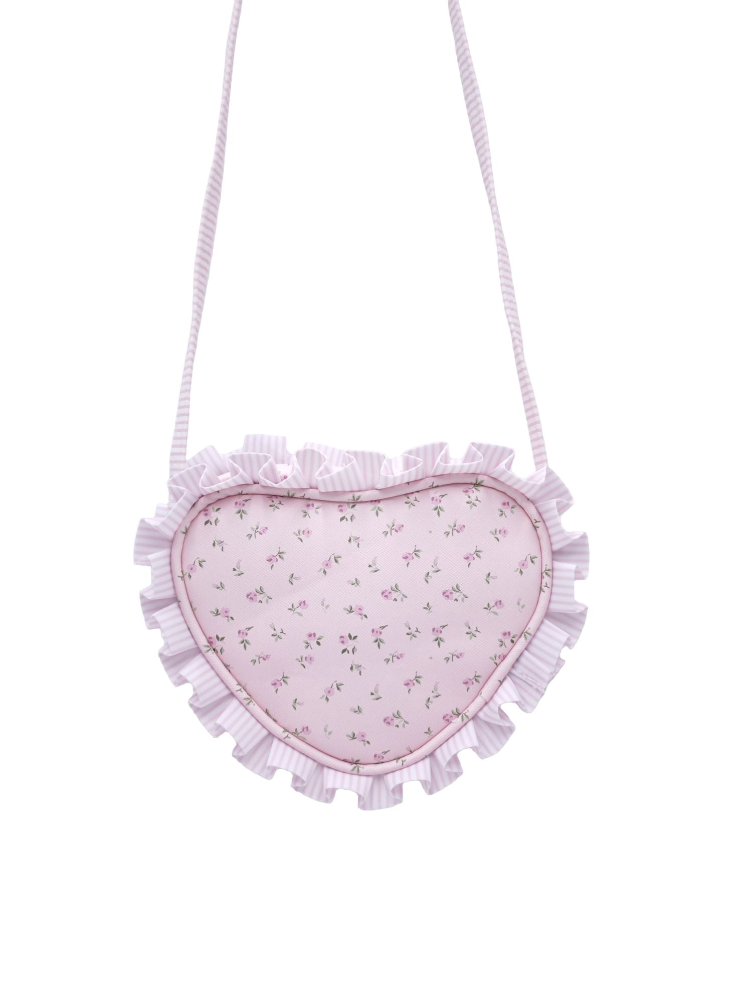 Wonder Nation Girls Mini Purse, Pink Floral and Stripe