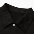 thumbnail image 3 of Yaoyar Mens Round Neck Button Detail Short Sleeve Top with Drawstring Elastic Waist Shorts Casual Two Piece Set Coordinated Outfit, 3 of 7