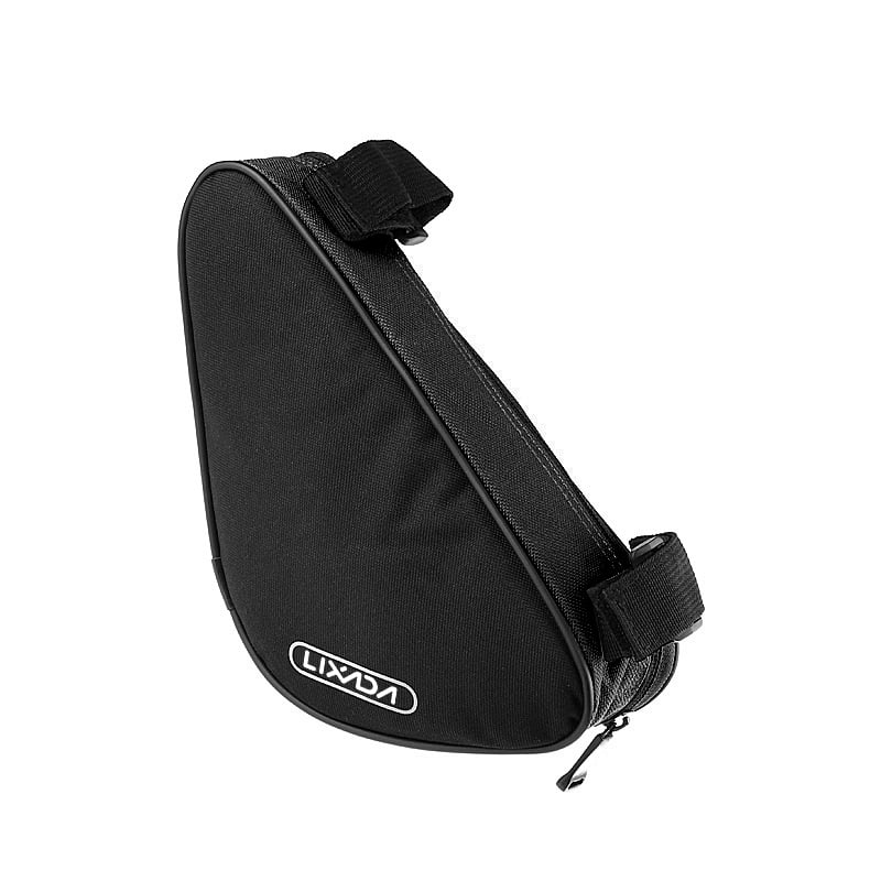 Lixada Cycling Bicycle Front Tube Frame Bag Outdoor Mountain Bike Pouch Black 