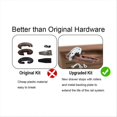 thumbnail image 4 of 10Sets Drawer Track Slide Kit,Track Drawer Guides Furniture Parts, 4 of 5
