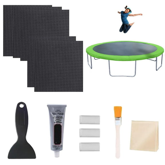 Trampoline Patch Repair Kit a Trampoline Patch Set Trampoline Patch Set Trampoline Kit Jumping Mat Rectangular Adhesive Patch Set 10Ml