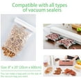 Vacuum Sealer Bags Rolls 3 Pack for Food Saver, Heavy Duty Vacuum