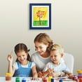 thumbnail image 4 of Americanflat 10x12.5 Kids Art Frame with 8.5x11 Mat Holds 100 Art Pieces Magnetic Letter Size Display Mini - Navy, 4 of 8