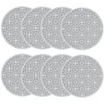 thumbnail image 1 of Chendee 8Pcs 10Cm Silicone Coasters Drinks Cup Mat Pad Non-Slip For Coffee Kitchen Table,Gray, 1 of 9