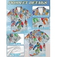 thumbnail image 3 of Cool Snowboard Hawaiian Shirt for Men, Ski Lover Gifts, Mountain Skier Button Down Summer Beach Short Sleeve, S-5XL, 3 of 4
