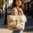 thumbnail image 1 of shyuyusa Printed Pattern Crossbody Bag Lightweight Shoulder Tote Large Capacity Design for Daily Commute Shopping and Outdoor Carrying Use, 1 of 6