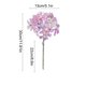 thumbnail image 3 of Uuiauoio Hydrangeas Floral Arrangement in Vase, Fake Flowers Silk Hydrangea Artificial Flowers for Home Office Decoration, Dining Table Centerpiece, 3 of 7