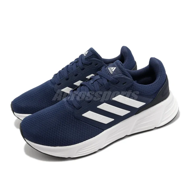 Adi-das Galaxy 6 Tech Indigo Navy White Men Running Sports Shoes Sneakers GW4139-
