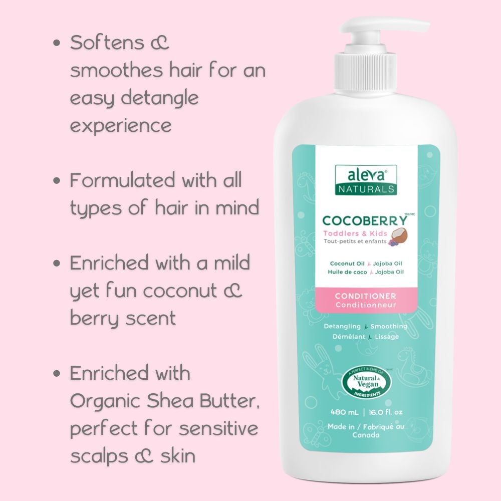 Aleva Naturals Cocoberry tout-petits et enfants conditionneur