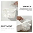 thumbnail image 2 of 2pcs Bathroom Wall Adhesive Storage Rack Punch-free Adhesive Drain Bracket Facial Cleanser Holder, 2 of 8