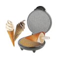 thumbnail image 3 of 8.3in Dual-Sided Pancake Maker for Omelets & Ice Cream Cones, Nonstick Easy-Clean 220V, 3 of 5