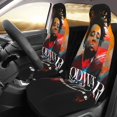 Rod Wave Car Seat Cover Front Seats Full Set of 2 Vehicle Seat