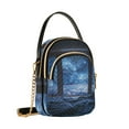 thumbnail image 7 of FORMRS Crossbody Bag for Women Quilted Travel Shoulder Cell Phone Purse with Chain Strap Handbag, Window Space, 7 of 7