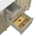 thumbnail image 3 of James Martin Vanities 424-V60d Lorelai 60" Double Basin Wood Vanity Cabinet Only - Black, 3 of 7