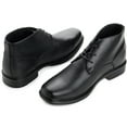 thumbnail image 4 of Alpine Swiss Mens Ankle Boots Dressy Casual Leather Lined Dress Shoes Lace up NW, 4 of 6