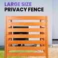 thumbnail image 3 of 36'' H X 36" W Outdoor Wood Privacy Screens, 3-Panel Air Conditioner Fence, No Dig Privacy Fence, Trash Can Enclosures for Outdoor Trash Area, 3 of 8