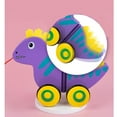 thumbnail image 1 of Juguete de de para bebé de dibujos animados creativos con ruedas para arrastrar, aprender, caminar, empujar y arrojar, juguetes para Dinosaurio Salvador Tire de los juguetes, 1 of 9