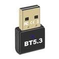 thumbnail image 1 of Adaptador USB portátil compatible con Bluetooth 5.3 sin controlador para computadora de escritorio, 1 of 9