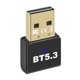 thumbnail image 1 of Adaptador USB portátil compatible con Bluetooth 5.3 sin controlador para computadora de escritorio Hugtrwg Nuevos Originales, 1 of 9