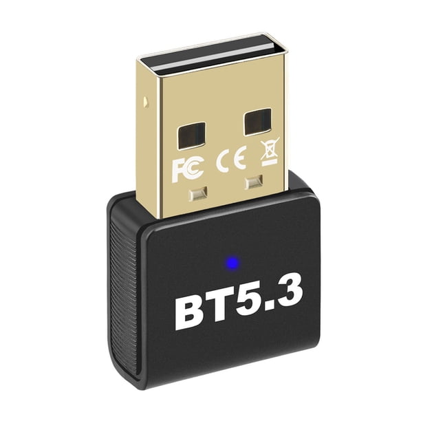 Adaptador USB portátil compatible con Bluetooth 5.3 sin controlador para computadora de escritorio Hugtrwg Nuevos Originales