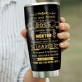 thumbnail image 3 of Boss Gifts for Women Tumbler Cup, Stainless Steel 20oz Boss Coffee Travel Mug With Lid and Straw, Funny Boss Retirement Birthday Gifts Idea for Women, Friends, Cowokers, 3 of 6