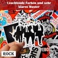 thumbnail image 2 of Pegatinas de banda de rock punk, 102 piezas, pegatinas de vinilo estilo grafiti, pegatinas de vinilo impermeables de banda de música punk de heavy metal para personalizar guitarra,, 2 of 7