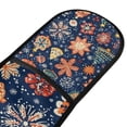 thumbnail image 4 of Yayeee Double Oven Mitt Kitchen Heat Resistant Baking 35" x7" Quilted Glove, Christmas Splendor, 4 of 6