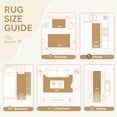 thumbnail image 5 of QiCaiJia 2x3 ft Brown Boho Kitchen Runner Rugs Mat Non Slip Woven Runners for Hallways Washable, Soft Long Entryway Laundry Hall Floor Runner Carpet for Indoor Backdoor Bedroom Kitchen Living Room, 5 of 8