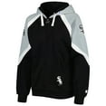 thumbnail image 2 of Women's Starter Black/Silver Chicago White Sox Hail Mary Full-Zip Hoodie, 2 of 3