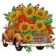 thumbnail image 1 of DIY Parcial Forma Especial Taladro Diamante Pintura Girasol Coche Clásico 30x30cm, 1 of 9