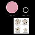 thumbnail image 3 of asddcavvf Auto Accessories Steering Wheel Cover Shoulder Cover Ring Button Buckle Flower Clip 10 Pie, 3 of 6