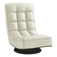 thumbnail image 1 of Posh Living Woodrow Linen Recliner/Floor Chair Beige, 1 of 8