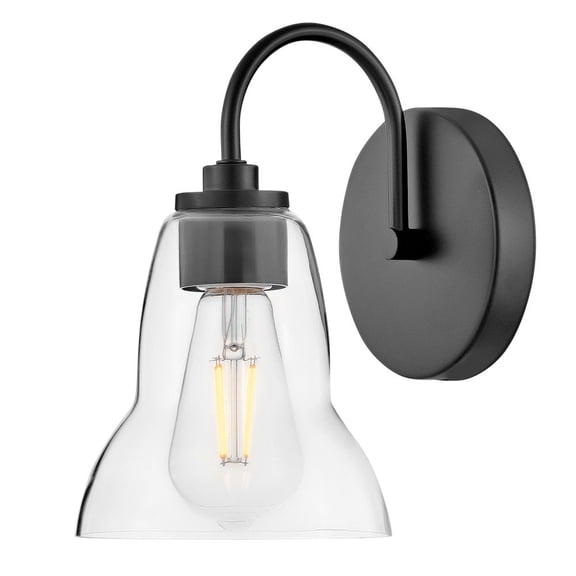 85560BK Lark Vera - 10W 1 LED Bath Vanity-9.75 Inches Tall and 6 Inches Wide-Black Finish