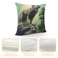 thumbnail image 4 of COMIO  Cute Wolf Throw Pillow Covers for Couch Sofa Bed,Set of  Wolves Howling Decorative Pillows Cushion Covers,Animal Wolves Forest Blue Brown Pillow Inserts Not Included,, 4 of 5