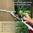 thumbnail image 3 of Hanging Hammock Portable Travel Camping For Outdooor Beach Camping Hiking Red Glitter, 3 of 8