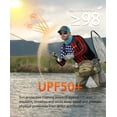 thumbnail image 4 of WELIGU Men's UPF 50+ Sun Protection Hoodie Shirt Long Sleeve SPF Fishing Outdoor UV Hiking Lightweight Shirts Guoqi-Black-XXL, 4 of 7