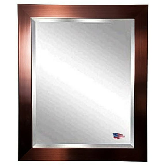 Rayne Mirrors Shiny Bronze Wall Mirror