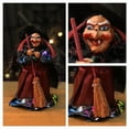 thumbnail image 2 of Colgante de bruja barrendera de Halloween, decoración de techo de casa fantasma, diseño de escena para bruja colgante, 2 of 2