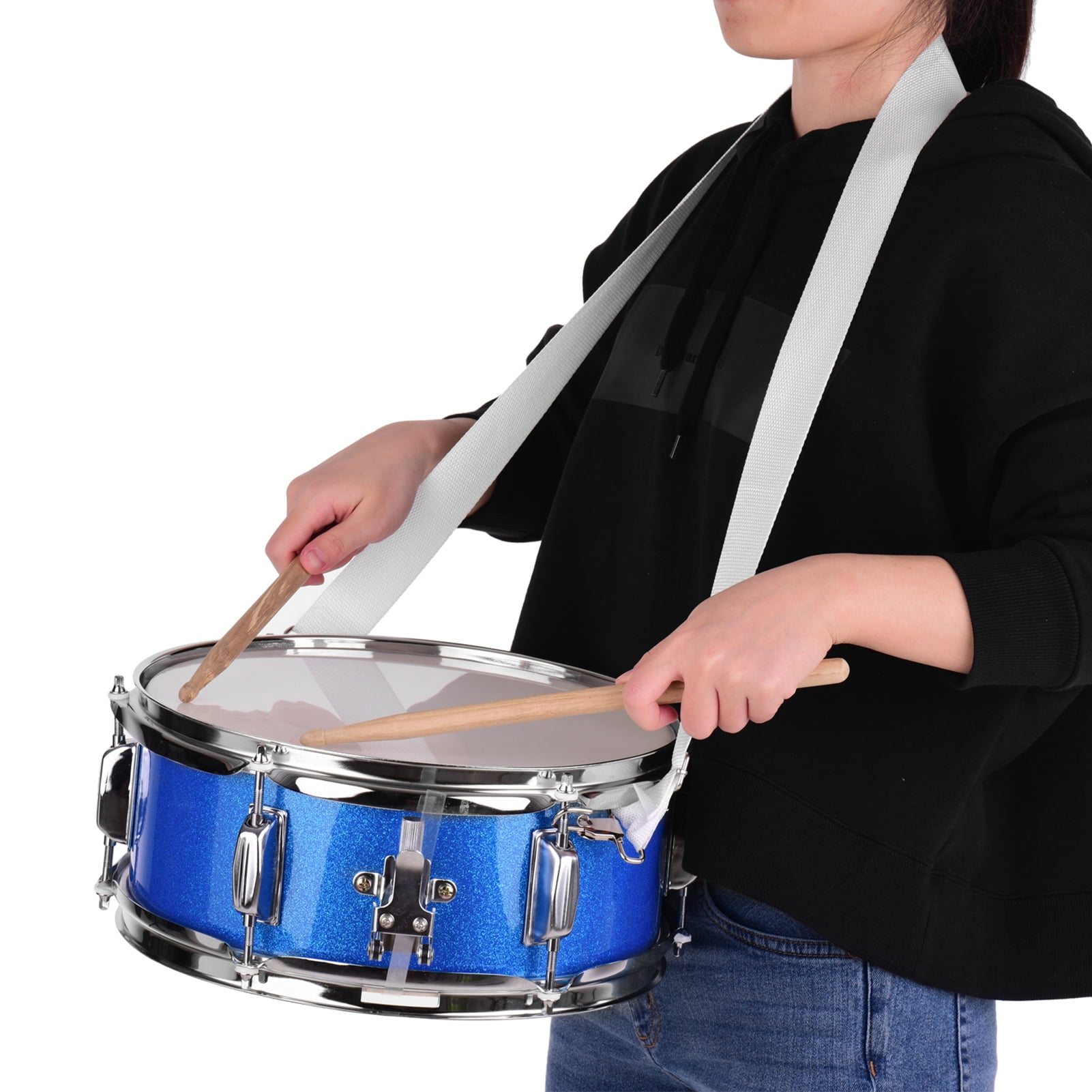 Snare Drum,Head With Drumsticks Drum Key Student Snare Drum Head 12inch Key Student Band Drum Head With Wotao Drumsticks And Drum 12 Inch Snare Hxber