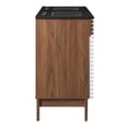 thumbnail image 3 of Modway Render 47.5" MDF Wood Double Sink Bathroom Vanity in White/Walnut/Black, 3 of 4