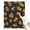 Black Sunflower Green, variant on Black Sunflower Green Leaf Pattern Blanket,Comfortable Soft Flannel Throw Blanket,All Season,Warm Lightweight Blankets for Sofa Bed Couch Living Room Chair,30"x40"