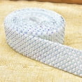 thumbnail image 3 of Rongfmy meriglare Rhinestone Ribbon Embellishment Self Adhesive for Crafts Supplies White, 3 of 8