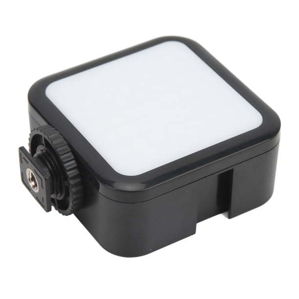 Luz De Relleno De Cámara LED De 3W, Bajo Consumo De Energía 800LM 3 Niveles De Brillo Base De Zapata Fría Expandible Luz De Fotografía De Cámara SLR Para Tomas Al Aire Libre ANGGREK Portable Small Flash Light