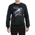 thumbnail image 2 of God's Lending Hand | Mens Inspirational/Christian Crewneck Graphic Sweatshirt, Black, Small, 2 of 3