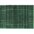 thumbnail image 1 of Ahgly Company Machine Washable Indoor Rectangle Abstract Turquoise Blue Contemporary Area Rugs, 2' x 3', 1 of 4