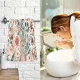 thumbnail image 7 of Yayeee 2 Pack Hand Towels for Bathroom 100% Cotton 16" x 28" Soft Absorbent Kitchen Towel, Watercolor Leaves, 7 of 7