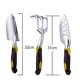 thumbnail image 2 of Juego de herramientas de jardinería de piezas Juego de herramientas de mano de aleación de aluminio Juego de jardinería con mango ergonómico antideslizante MFZFUKR CPB-US-DYP16-2, 2 of 5