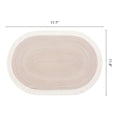 thumbnail image 6 of Farmhouse Placemats Set of 6 Woven Placemats for Dining Table Decor Indoor Outdoor Kitchen Table Mat Wipe Clean Beige 17.7x11.8inch, 6 of 6